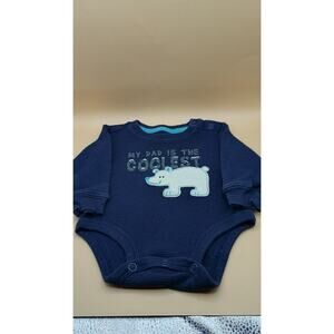 Oshkosh B'Gosh 100% Cotton 3 Months Bodysuit - Preowned - Blue